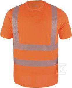 T-SHIRT HI-VI (FLUO) POMARAŃCZOWY XXL (SZT)