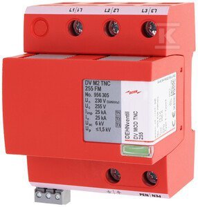 OGR.PRZEP.DEHNVENTIL M2 TNC 255FM T1+2+3 (SZT)