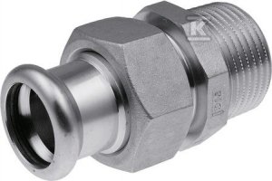 ŚRUBUNEK GZ 15X1/2 AG INOX PRESS (SZT)