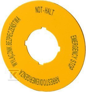 TABLICZKA OPISOWA D=60MM (SZT)