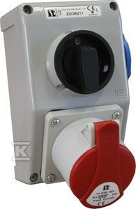 ZEST INST 0-I/16A,5B/2P+PE,DŁAW.M25 (SZT)