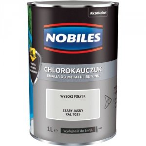 NOBILES EMALIA CHLOROKAUCZUKOWA SZARY JASNY RAL 7035 0.9L (1 SZT)