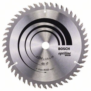 PIŁA TARCZOWA H OPTILINE WOOD 184*2.6*16/Z48 (1 SZT)