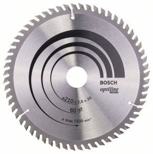 PIŁA TARCZOWA H OPTILINE WOOD 210*2,8*30/60Z (1 SZT)