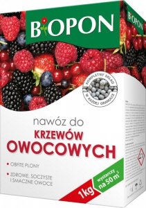 NAWÓZ, DO KRZEWÓW OWOCOWYCH GRANULAT 1KG-PROMOCJA (1 SZT)