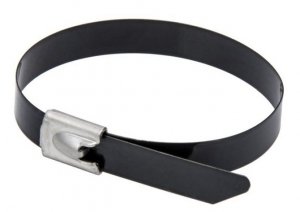 STALOWE OPASKI ZACISKOWE POWLEKANE 4.6*290MM SS304 20SZT. (1 OP)