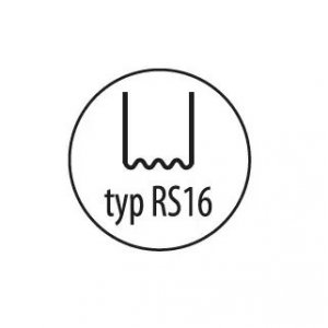 ZSZYWKI 0.6MM RS16 DO PLASTIKU 100 SZT. (1 OP)
