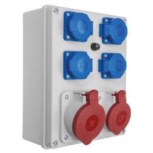 ROZDZIELNICA R-BOX 240 1*32A/5P 1*16A/5P 4*250V IP44 (1 SZT)
