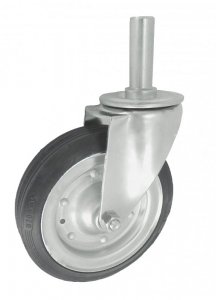 KOŁO METAL-GUMA 200MM OBUDOWA Z TRZPIENIEM 64 (1 SZT)