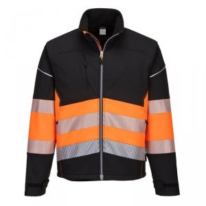 KURTKA OSTRZEGAWCZA SOFTSHELL  PW375BKO ROZMIAR L (1 SZT)