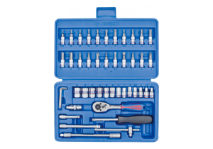 ZESTAW NASADEK 1/4'' Z AKCESORIAMI 46CZ. (1 KPL)