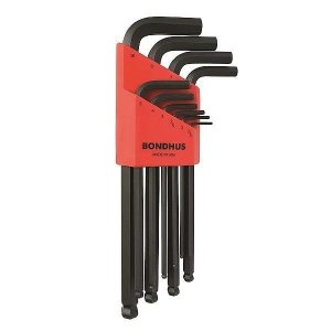 ZESTAW IMBUSÓW DŁUGICH Z KULKĄ 1.5-10MM, 10SZT. (1 KPL)