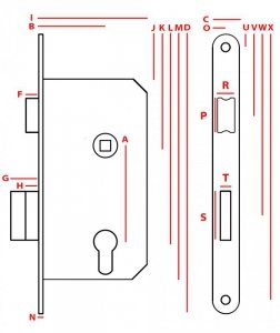 ZAMEK WPUSZCZANY JANIA 72/50 WC (1 SZT)