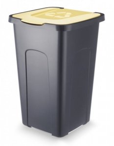 POJEMNIK NA ODPADY SORTA ŻÓŁTY 50L (1 SZT)