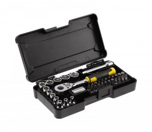 ZESTAW NASADEK 1/4'' 37 SZT. KOMPAKTOWY (1 KPL)
