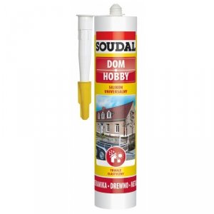 SILIKON SOUDAL BIAŁY 280ML (1 SZT)