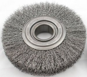 SZCZOTKA TARCZOWA DRUT STALOWY OTWÓR 32MM, FI150MM (1 SZT)