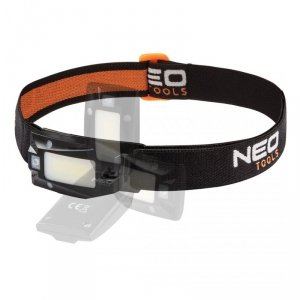 LATARKA CZOŁOWA AKUMULATOROWA USB 180LM COB LED,CZUJNIK RUCH (1 SZT)
