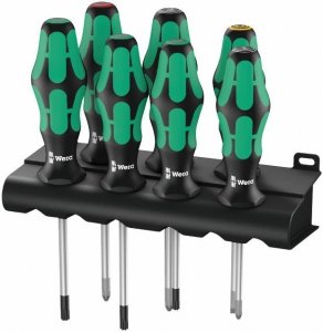 ZESTAW WKRĘTAKÓW KRAFTFORM LASERTIP + WIESZAK, 7 CZĘŚĆ (1 KPL)