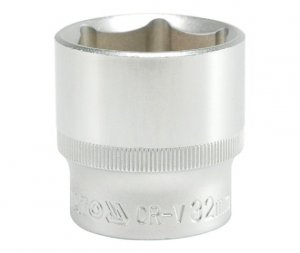 NASADKA KRÓTKA 6-KĄTNA CHROMOWANA 1/2'' 32MM (1 SZT)