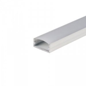Profil Aluminiowy V-TAC 2mb Biały, Klosz Mleczny, Na dwie taśmy VT-8108-W 5 Lat Gwarancji