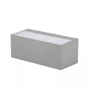 Oprawa Ścienna V-TAC 12W LED Góra Dół Szara IP65 VT-8057 3000K 1150lm