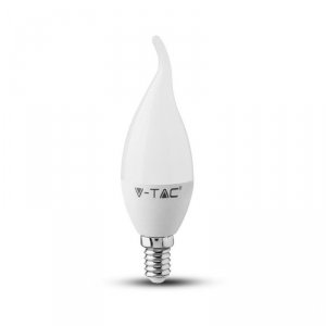 Żarówka LED V-TAC SAMSUNG CHIP 5.5W E14 Świeczka Płomyk VT-258 4000K 470lm 5 Lat Gwarancji