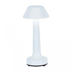 Lampka Biurkowa Nocna V-TAC 2W LED 23cm Ładowanie USB CCT Ściemnianie Biała VT-7566 3000K-6000K 40lm