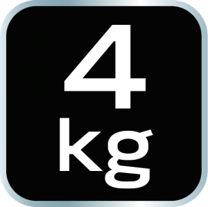 Młotek kamieniarski 4 kg, trzonek z włókna szklanego