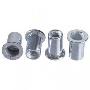 Nitonakrętki aluminiowe M6, 20 szt