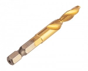Wiertło gwintujące HSS TiN, M6x1 mm, Hex