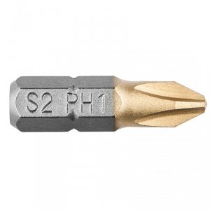 Końcówki wkrętakowe PH1 x 25 mm, 2 szt.