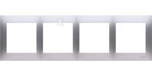 RAM.4-KR.IP20/44 SREBRNY MAT SIMON54 (SZT)