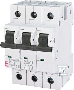 ETIMAT10 3P 10KA C 16A-WYŁĄCZNIK NMP. (SZT)