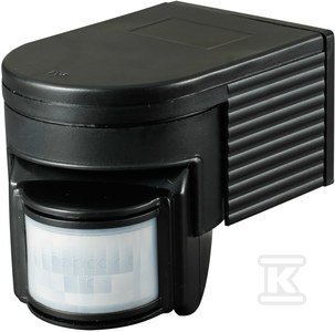 CZUJNIK RUCHU IR IP44 CZARNY (SZT)