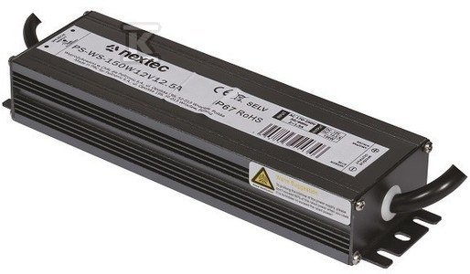 IP67 12V 12,5A 150W ZASILACZ LED  SLIM (SZT)