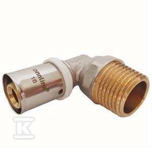 KOLANO 90ST ZAPRASOWYWANE GZ 16MM X 1/2&quot; (SZT)