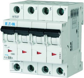 PL6-C20/4 WYŁ.NADPRĄDOWY 6KA (SZT)