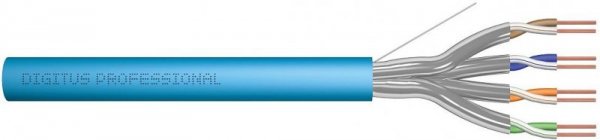 KABEL U/FTP KAT. 6A SZP=500M,DCA,DRUT,BU (ROL)