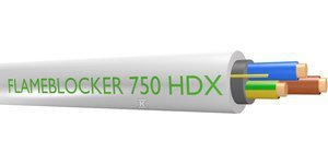 HDX-ŻO 5X2,5RE  750V DCA PRZ.FLAMEBLOC. (m)