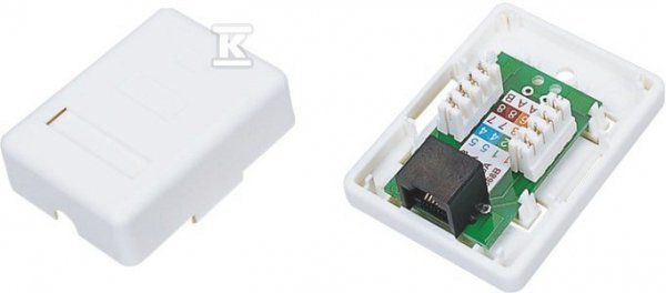 GNIAZDO NATYNKOWE UTP KAT.6 1XRJ45 (SZT)