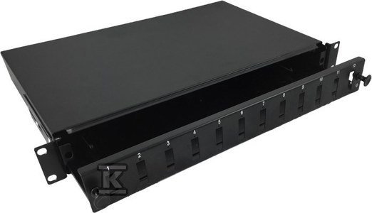 PRZEŁĄCZNICA FO 12XSC DX 19&quot; 1U WYSUWA (SZT)