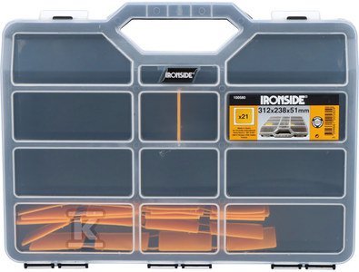 ORGANIZER IRONSIDE 21POJEMNIKÓW 31CM (SZT)