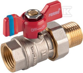 KUREK KUL.MOT.DN20 3/4&quot; GW/ŚR,F-COMFORT (SZT)