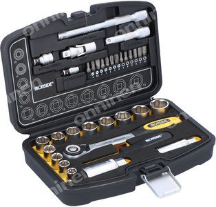 KPL. KLUCZY NASADOWYCH 24SZT 3/8&quot; I 1/4&quot; (SZT)