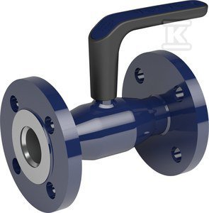 ZAWÓR KULOWY DN25 PN40 KOŁNIERZOWY (SZT)