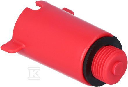 KOREK DO PRÓB CIŚ.1/2&quot; PVC CZERW.ONNLI (SZT)
