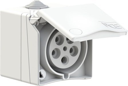 GN.N/T PRZLO.ZA. 32A/5P/400V DESIGN IP44 (SZT)