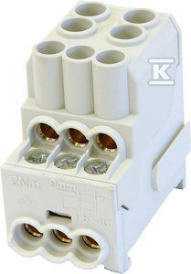 BLOK DYSTRYB. SDB100 AL/CU 80010SZARY (SZT)