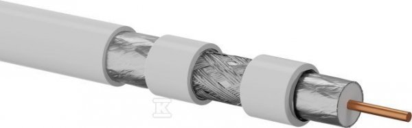 TRISHIELD RG6 75 OM, 1.02/4.8/6.9 PVC (SZT)